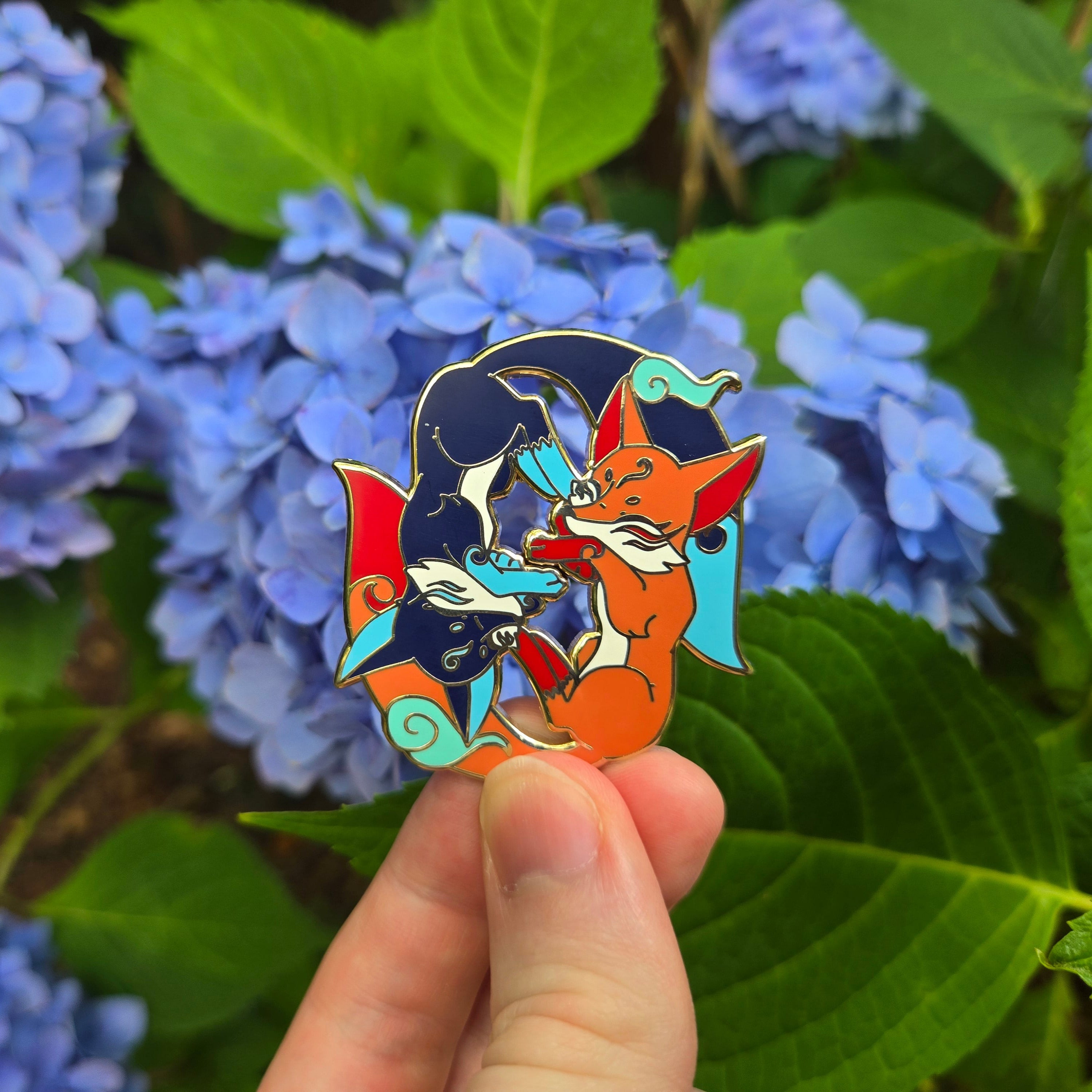 Fox Harmony Hard Enamel Pin