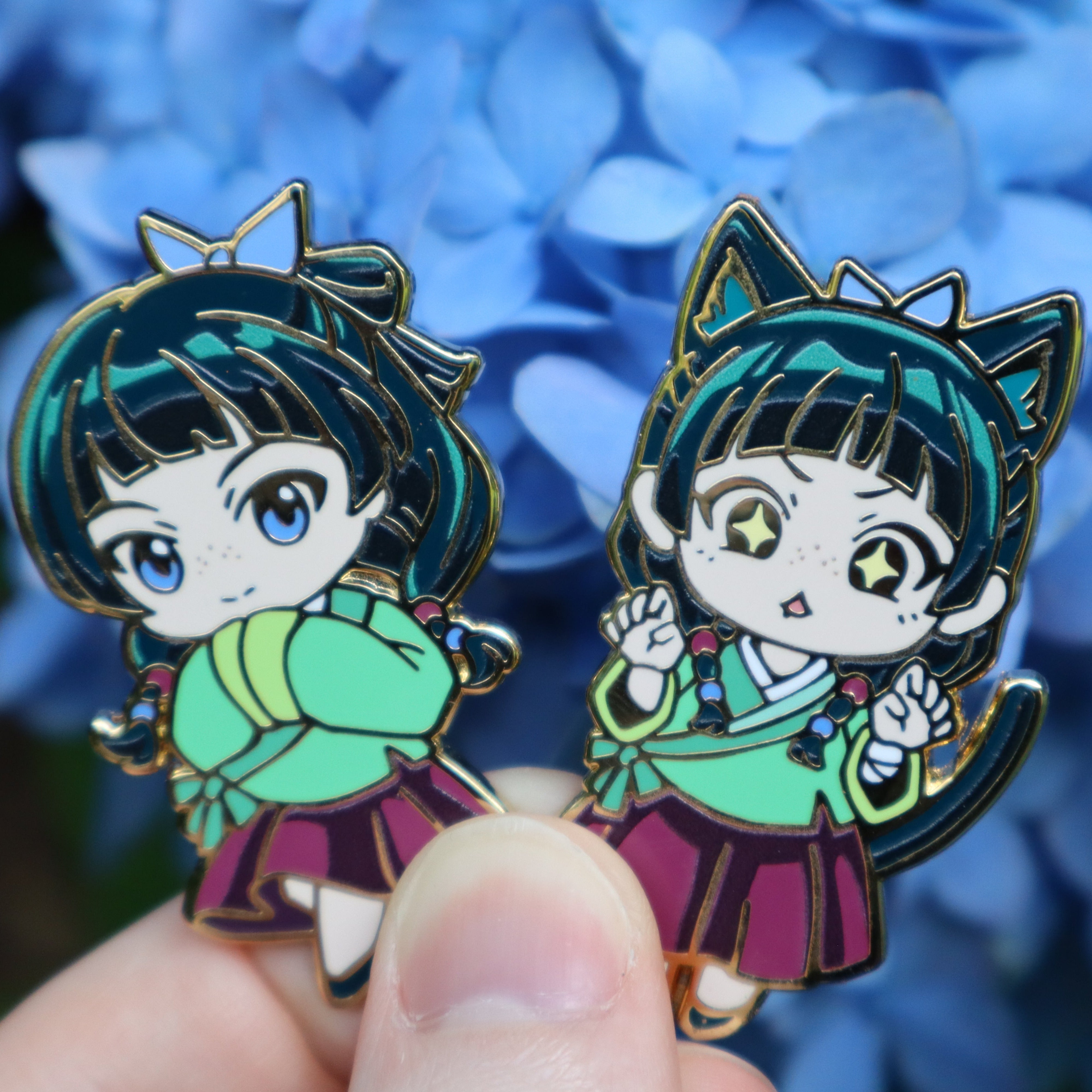 Maomao Hard Enamel Pin Set PREORDER