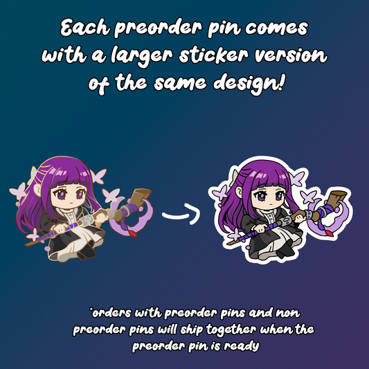 Frieren & Fern Hard Enamel Pin Set PREORDER