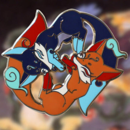 Fox Harmony Hard Enamel Pin