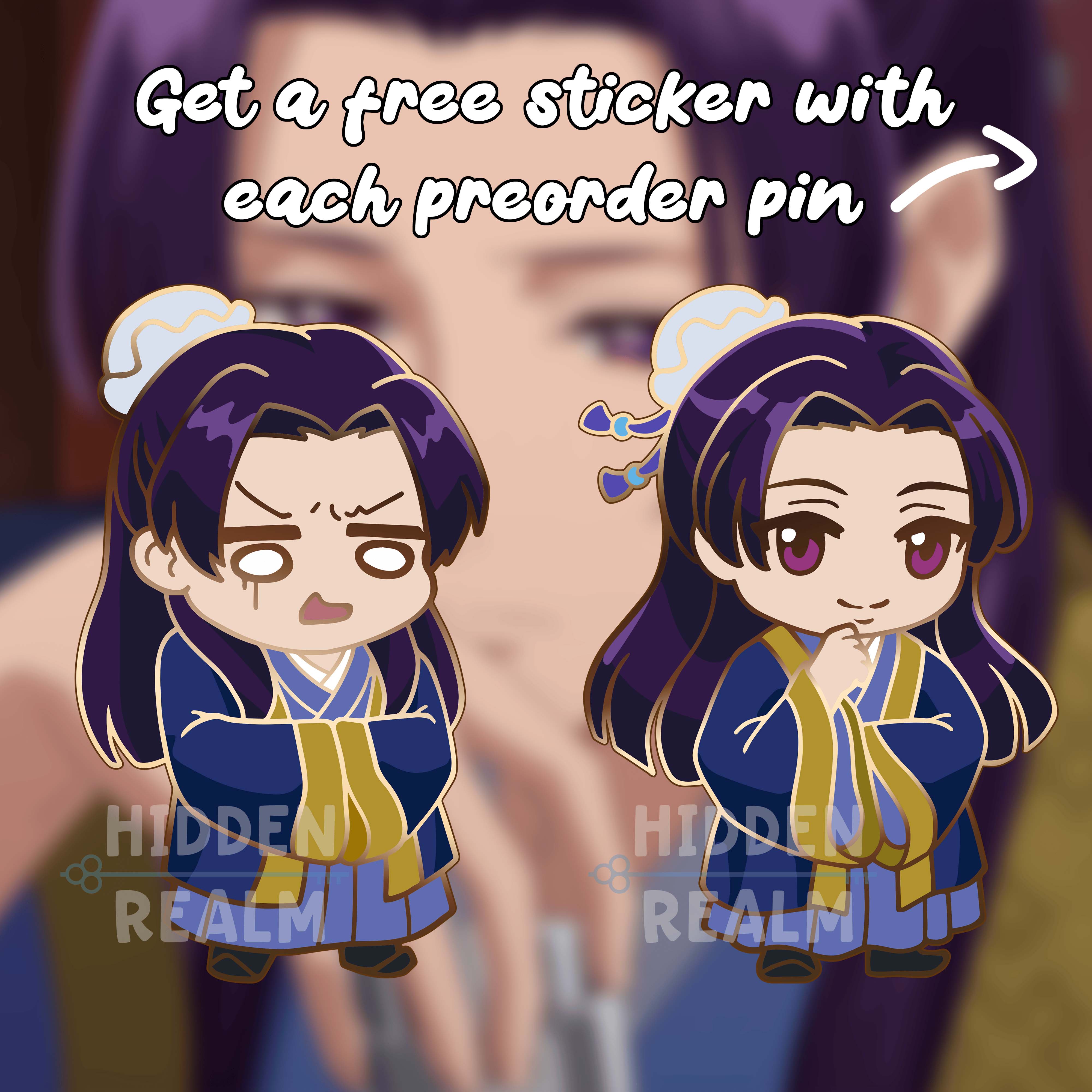 Jinshi Hard Enamel Pin Set PREORDER
