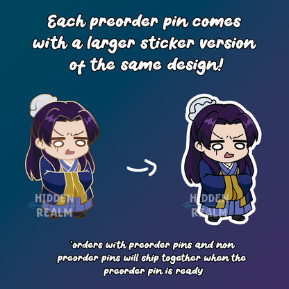 Jinshi Hard Enamel Pin Set PREORDER