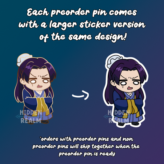 Jinshi Hard Enamel Pin Set PREORDER