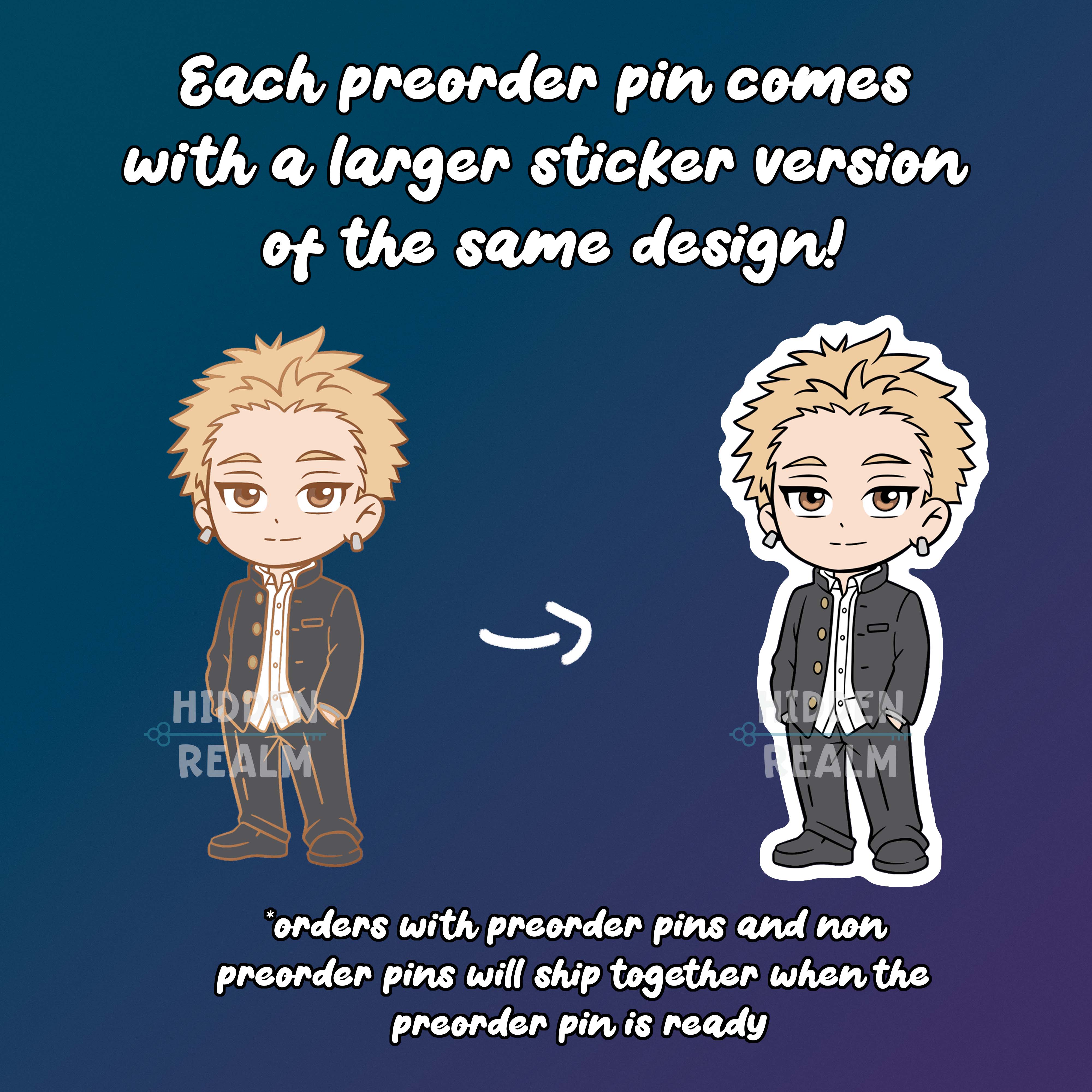Kaoruko & Rintaro Enamel Pin Set PREORDER