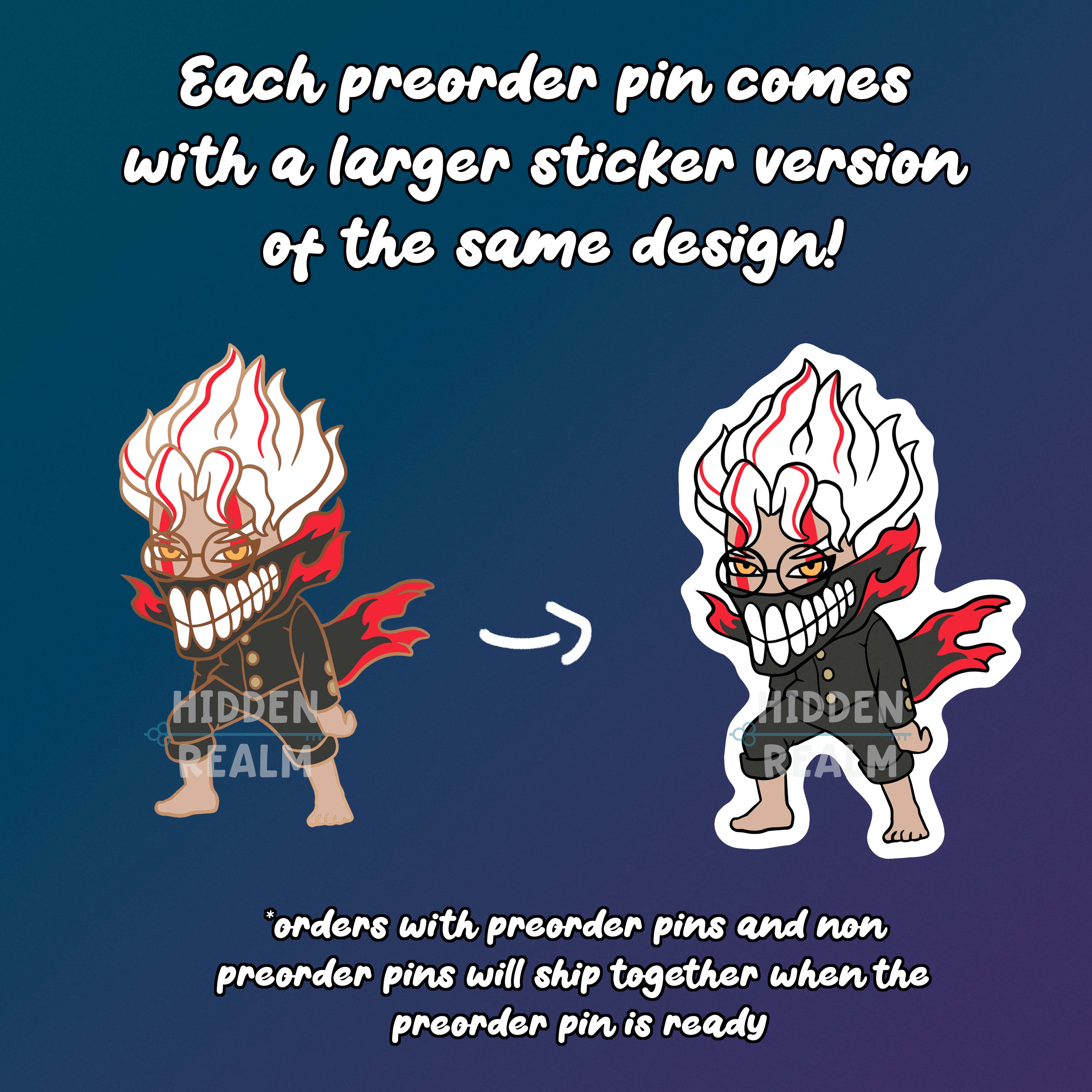 Dandadan Enamel Pin Set PREORDER